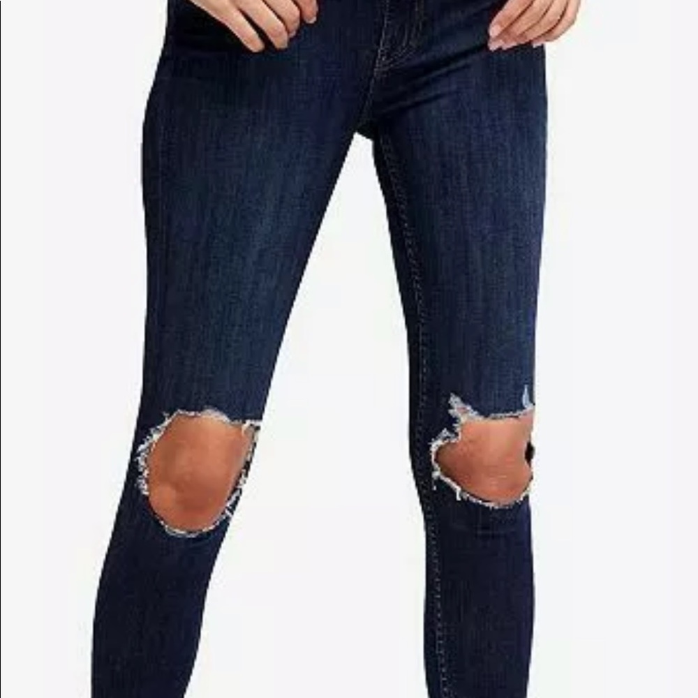 Free People Busted Knee jeans 28L